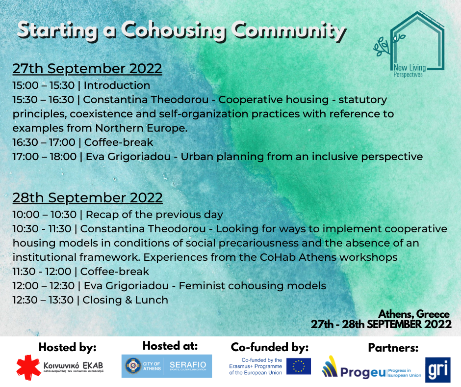 starting a cohousing community poster program