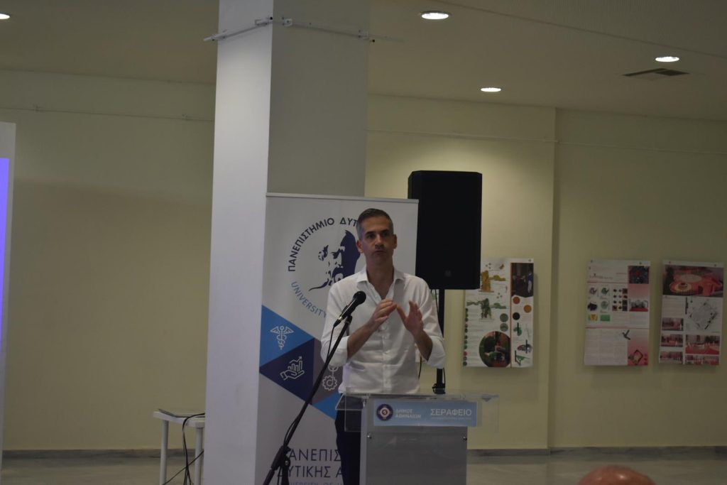 Ο Δήμαρχος Αθηναίων κ. Κ. Μπακογιάννης στη Διημερίδα δράσεων για τον Αειφορικό Σχεδιασμό του Χώρου Πανεπιστήμιο Δυτικής Αττικής