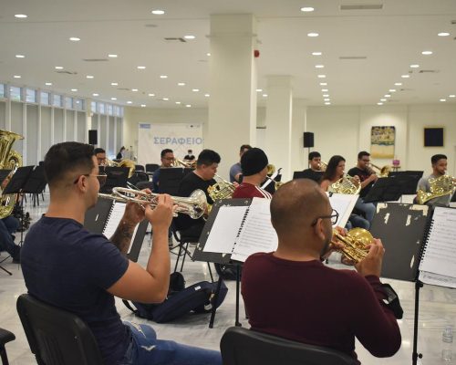 Πρόβες ορχήστρας Venezuelan brass ensemble El Sistema Greece